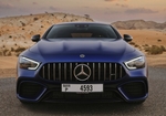 Blue Mercedes Benz AMG GT 63S 2020